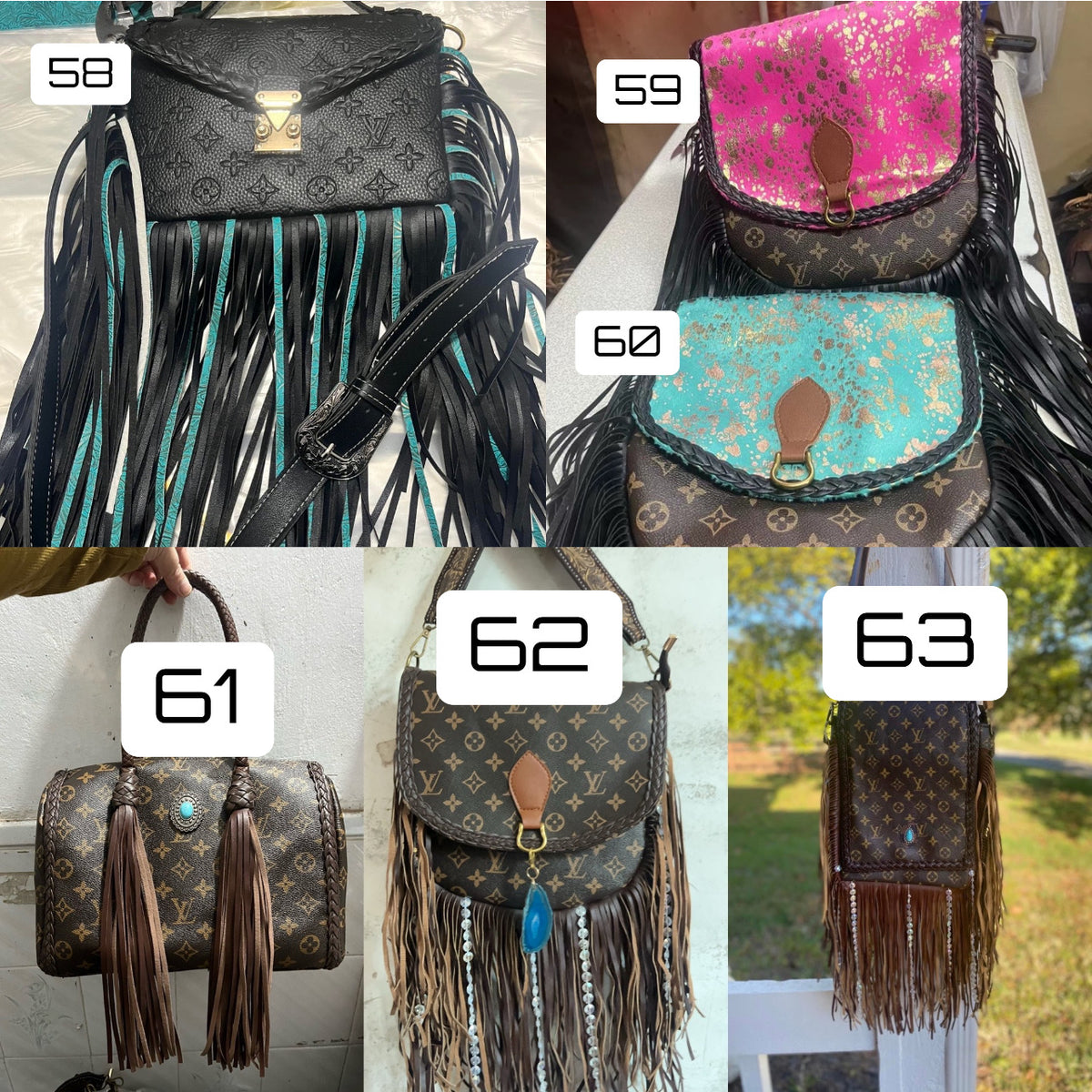 Western Style Fringe Bags