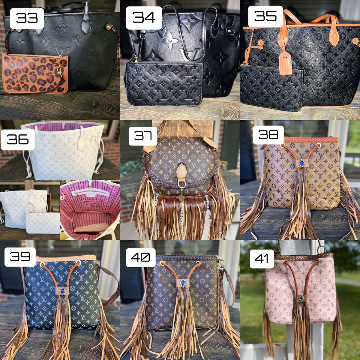 Western Style Fringe Bags