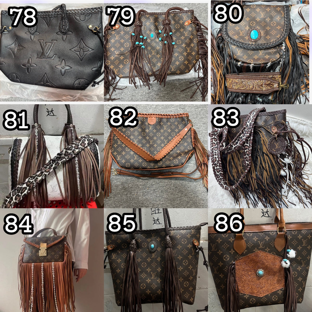 Western Style Fringe Bags