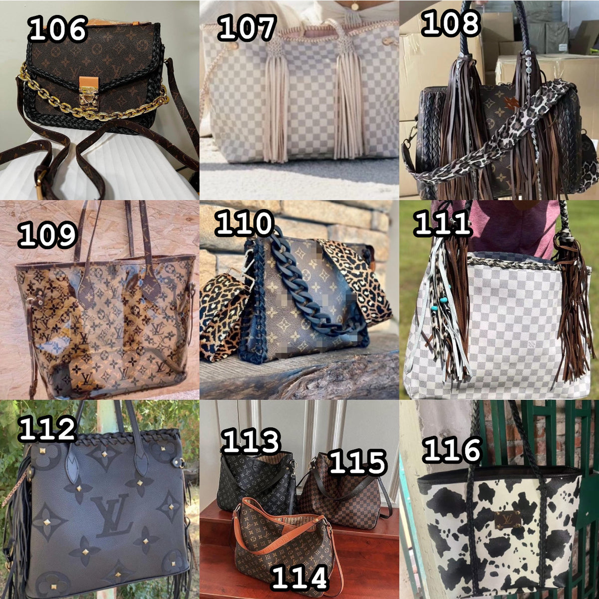 Western Fringe Bags